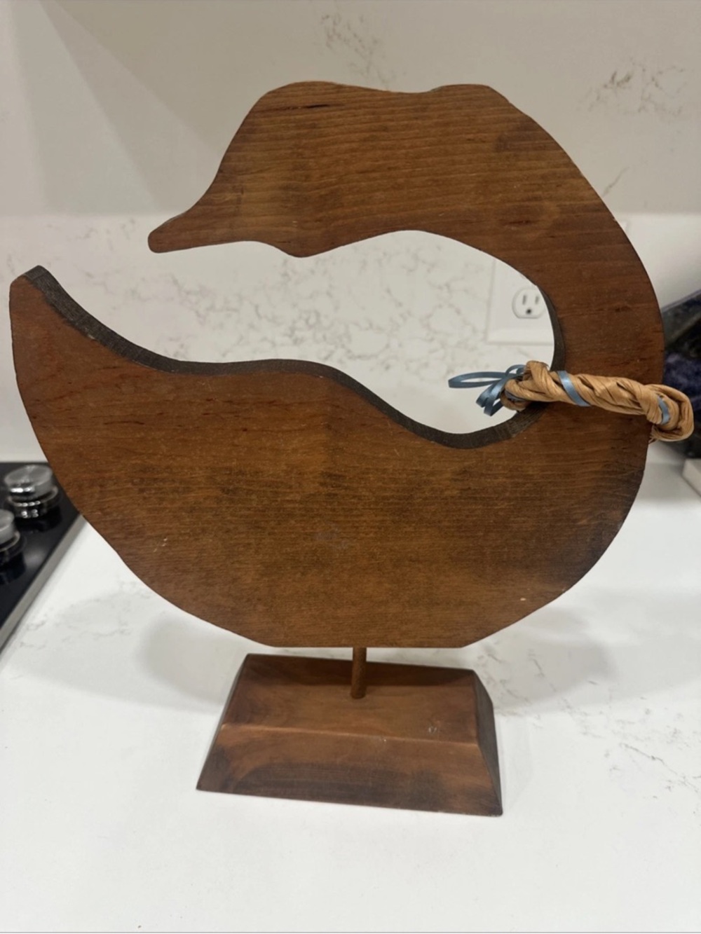 Vintage Wood Duck/Goose On Stand From The 80’s - Picture 6 of 12